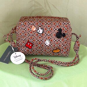 VERA BRADLEY DISNEY BLAKE CROSSBODY BAG:NWT MICKEY MOUSE ICONS